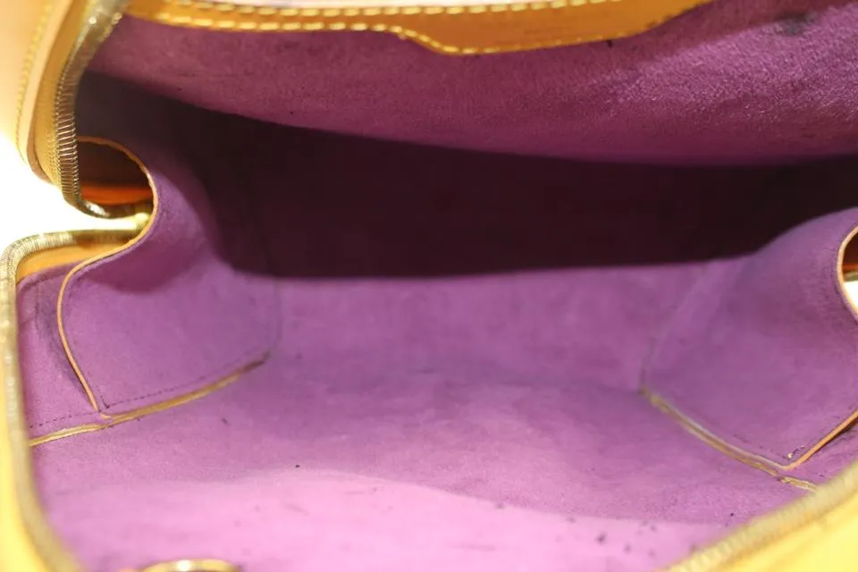 Louis Vuitton Yellow Epi Leather Mabillon Backpack 6lv1108