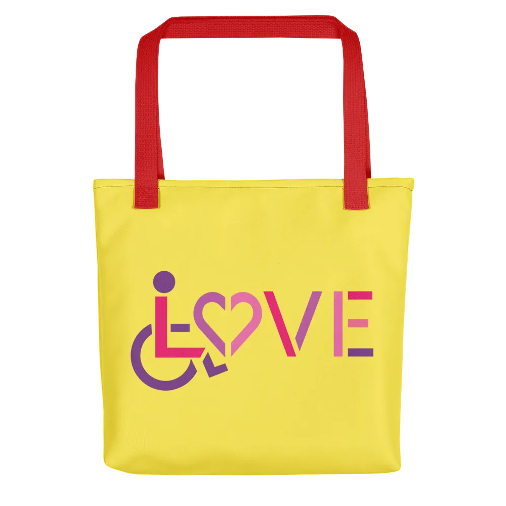 LOVE (for the Special Needs Community) Tote Bag