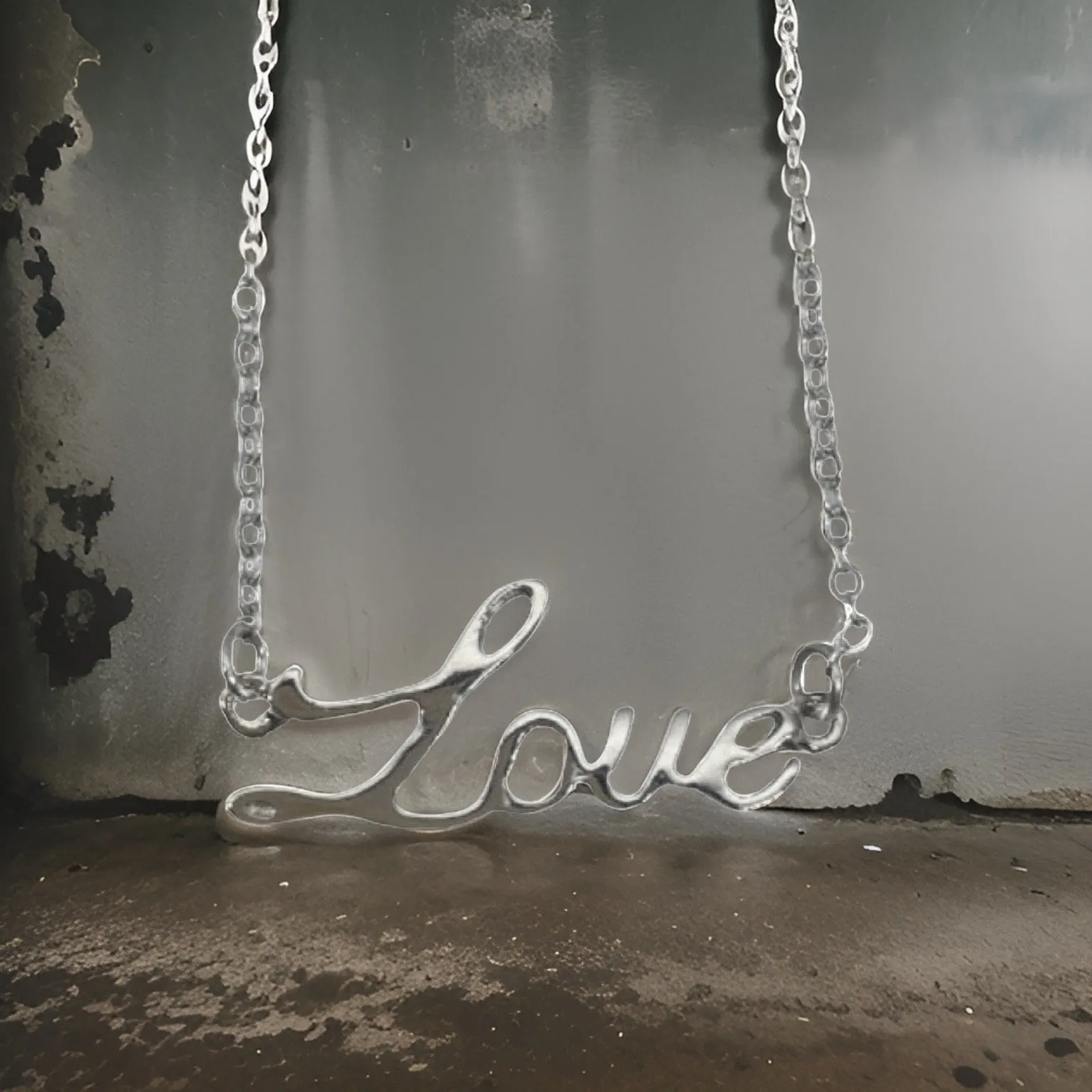Love Script Necklace