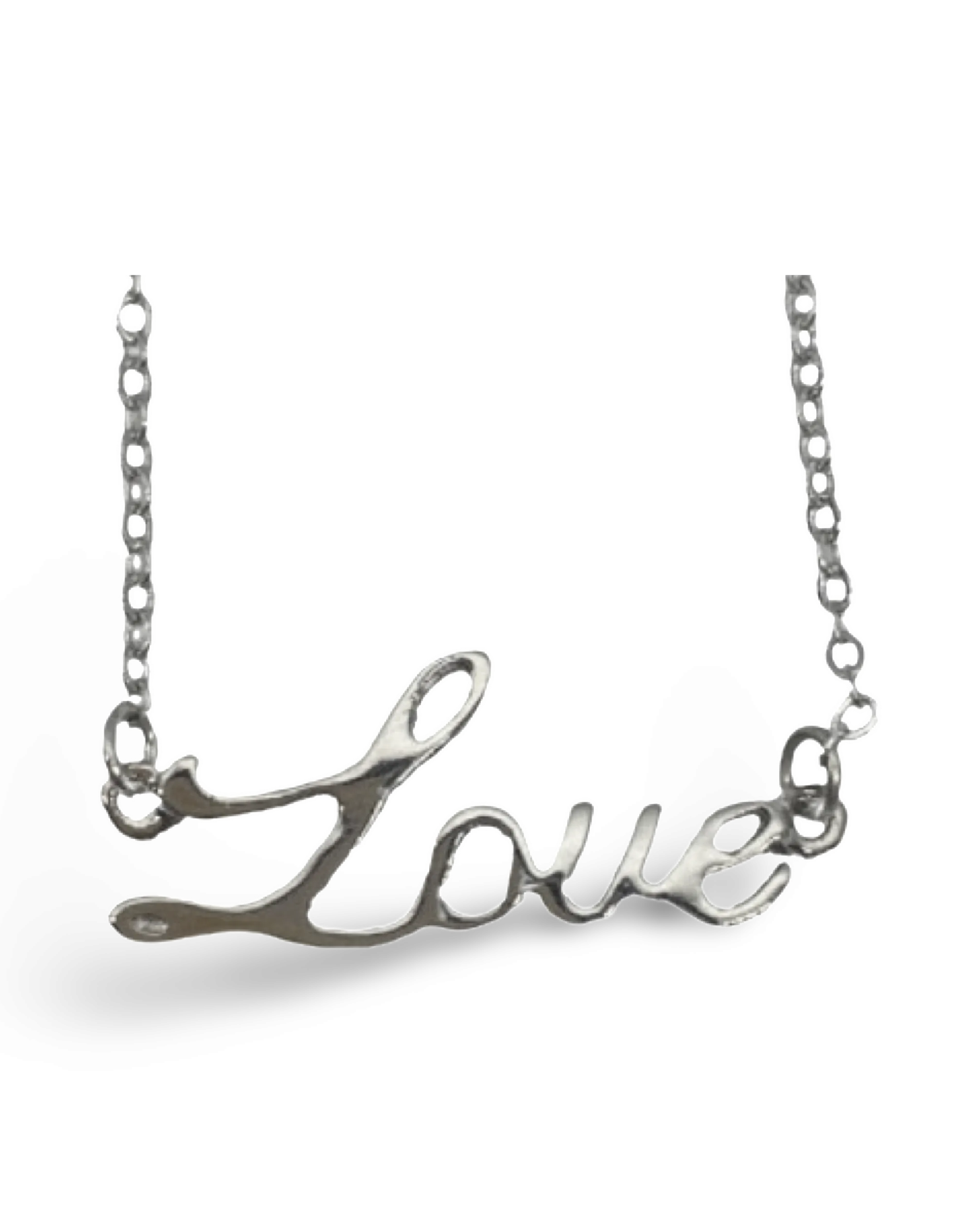 Love Script Necklace