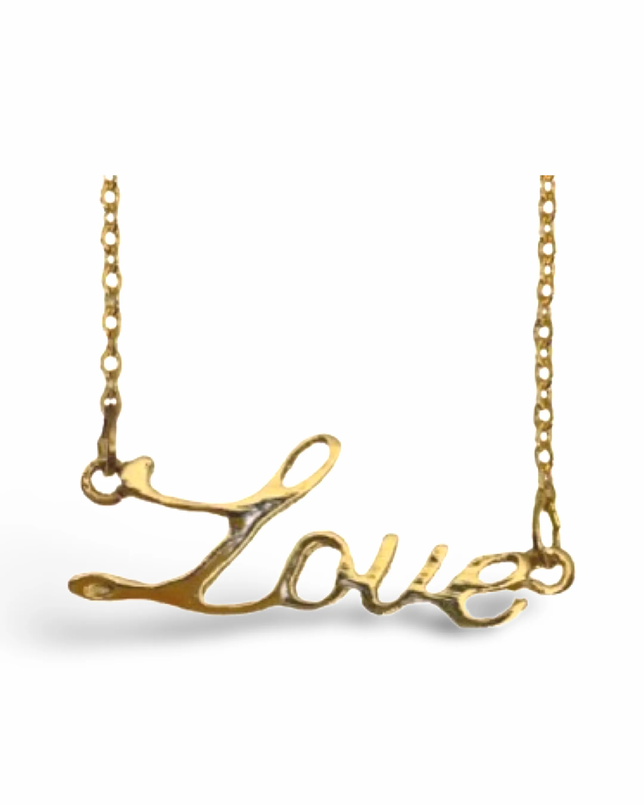 Love Script Necklace
