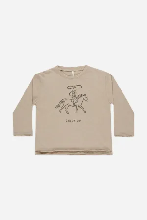 LS Tee | Yeehaw/ Sand