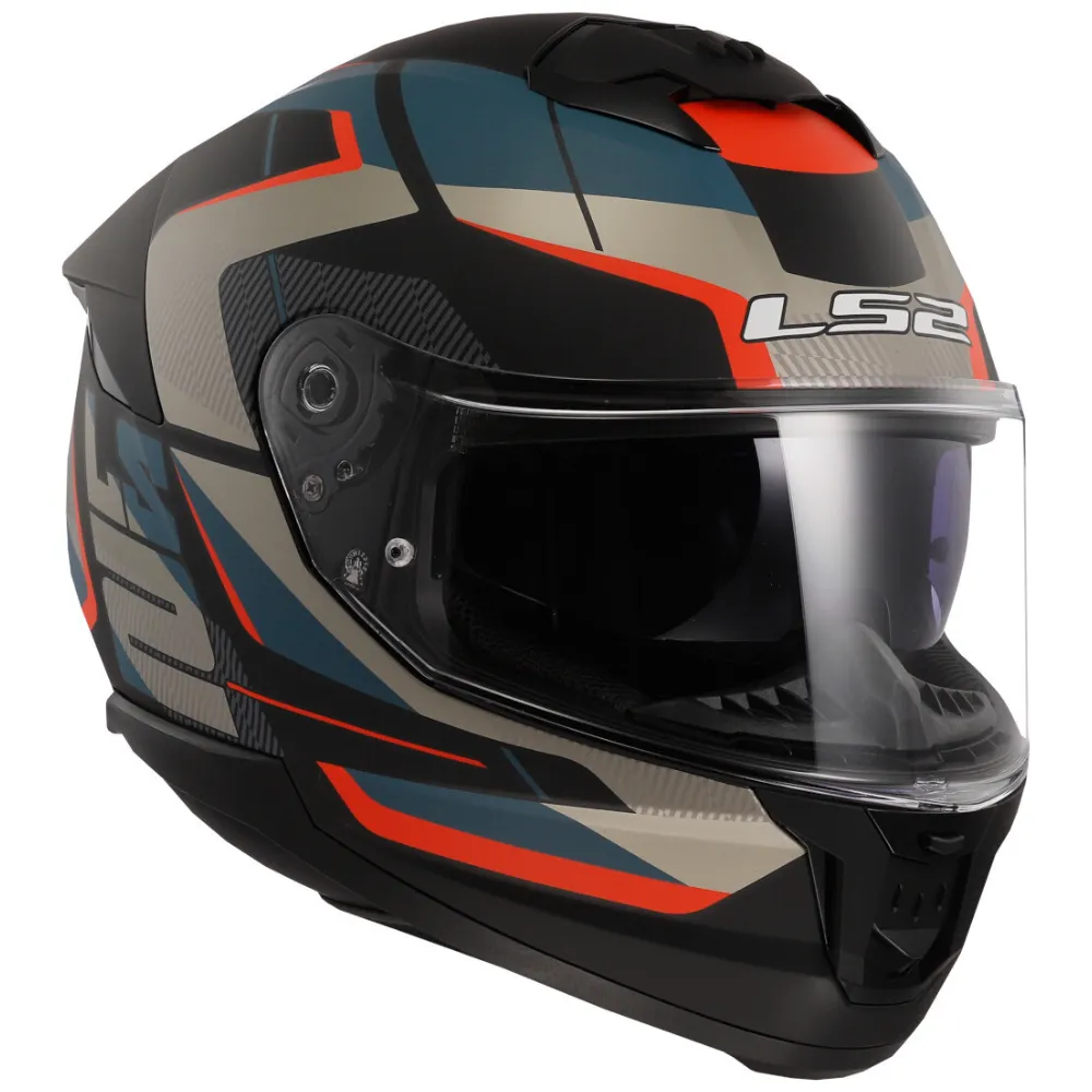 LS2 FF8O8 Stream II Road Black/Blue Helmet