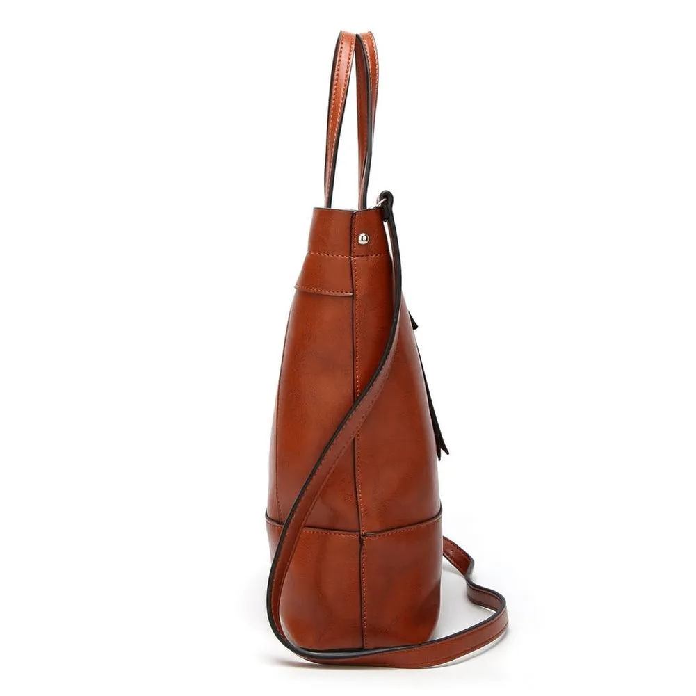 <bold>Bucket / Shoulder Bag <br>Vegan-Leather