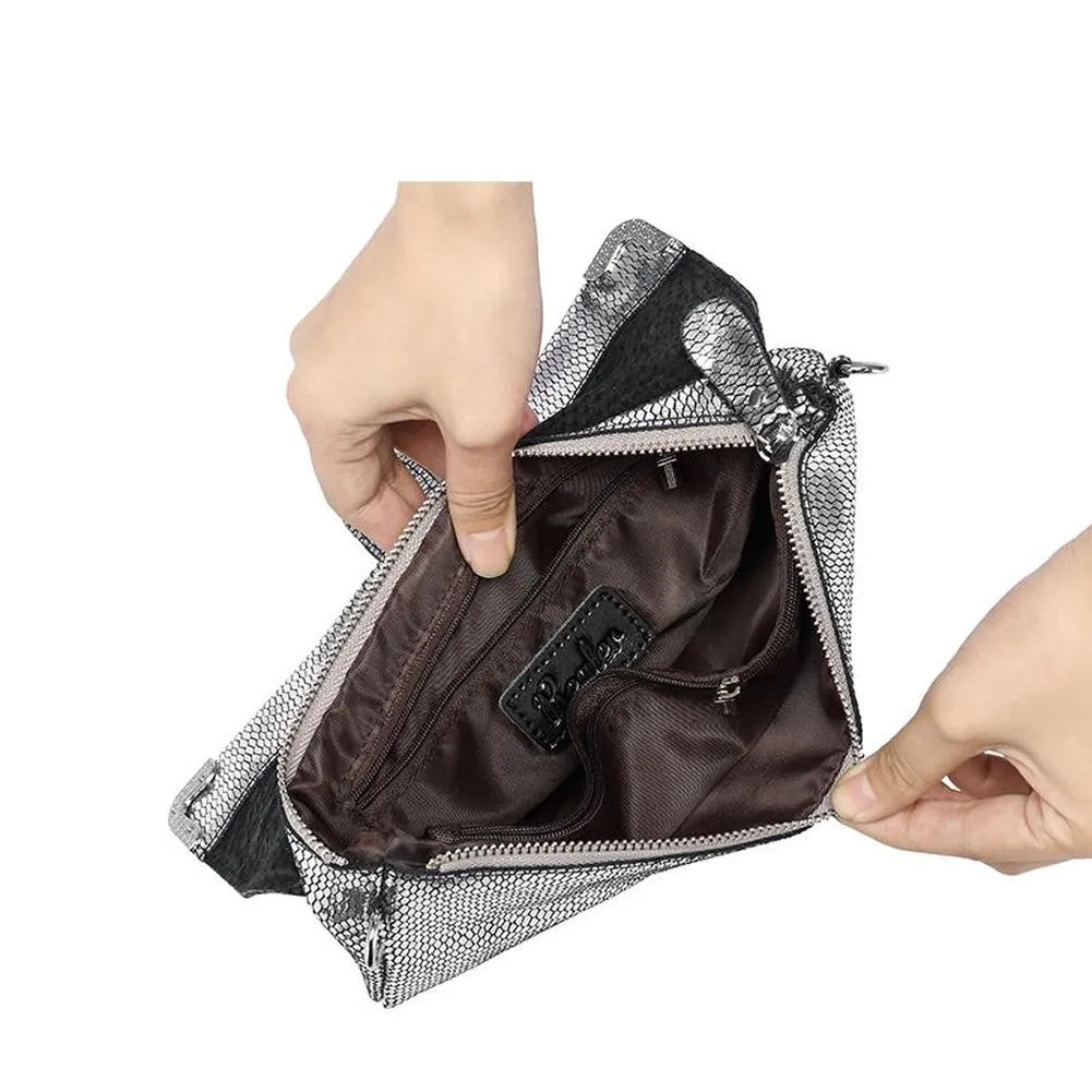 <bold>Clutch / Crossbody Bag <br>Genuine-Leather