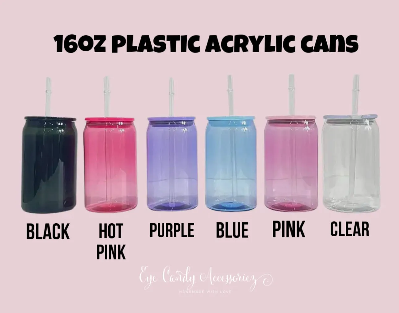 Lucky Clover- Square Glass Can and Kids Cups