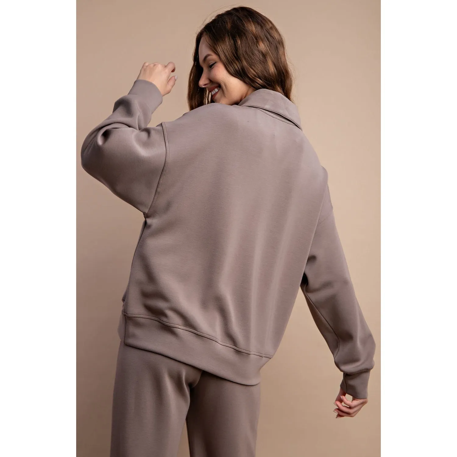 Luxe Mocha Pullover