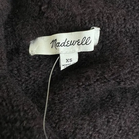 Madewell Wilmington Hoodie Sweater in Heather Parchment Size XS