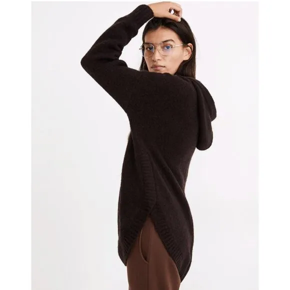 Madewell Wilmington Hoodie Sweater in Heather Parchment Size XS