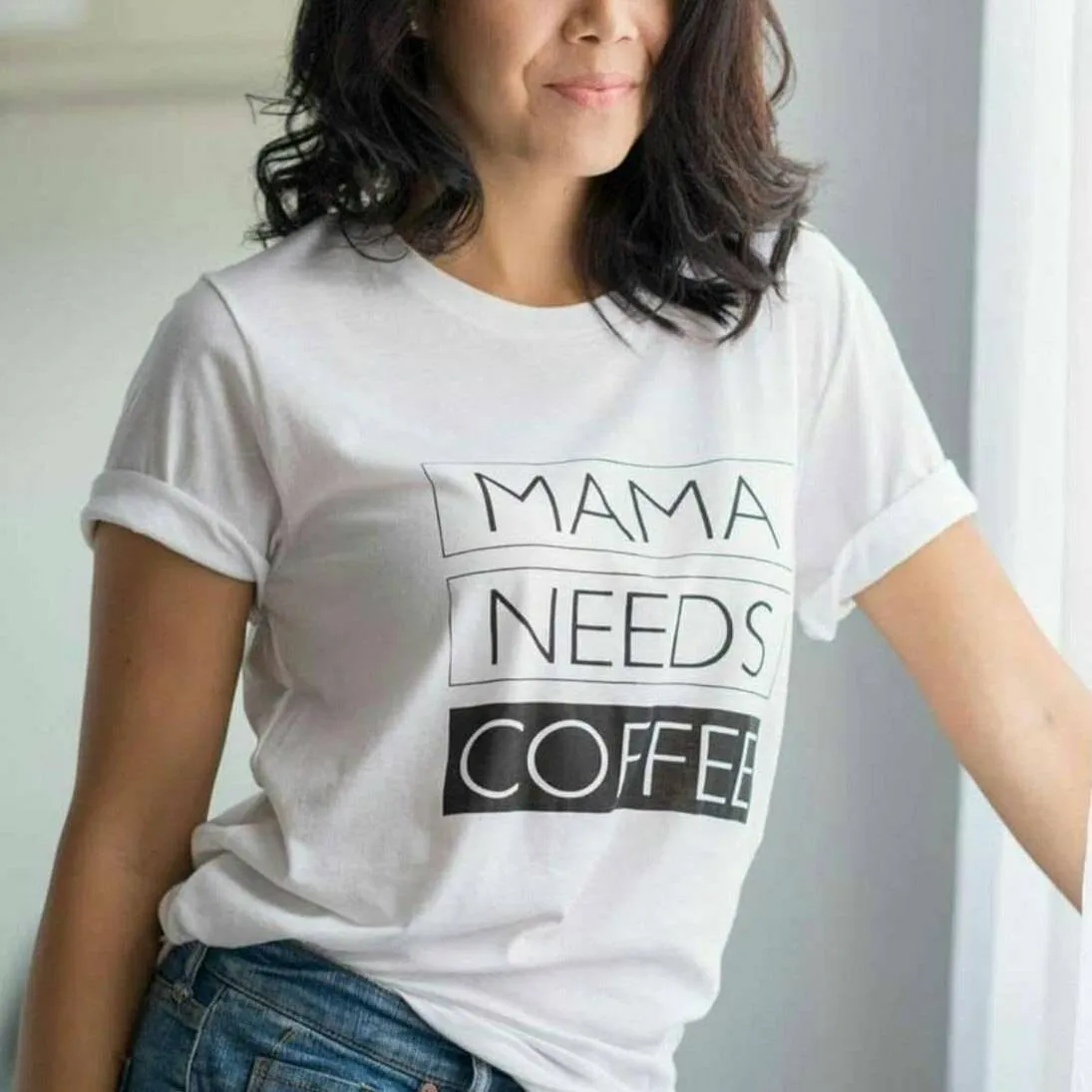 Mama Needs Coffee - Off the Shoulder
