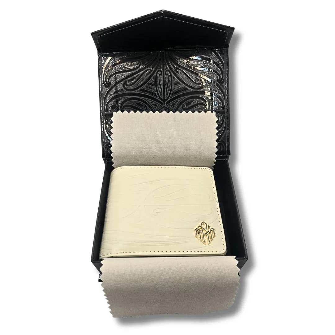 Mana Wallet - Premium Leather (Cream)