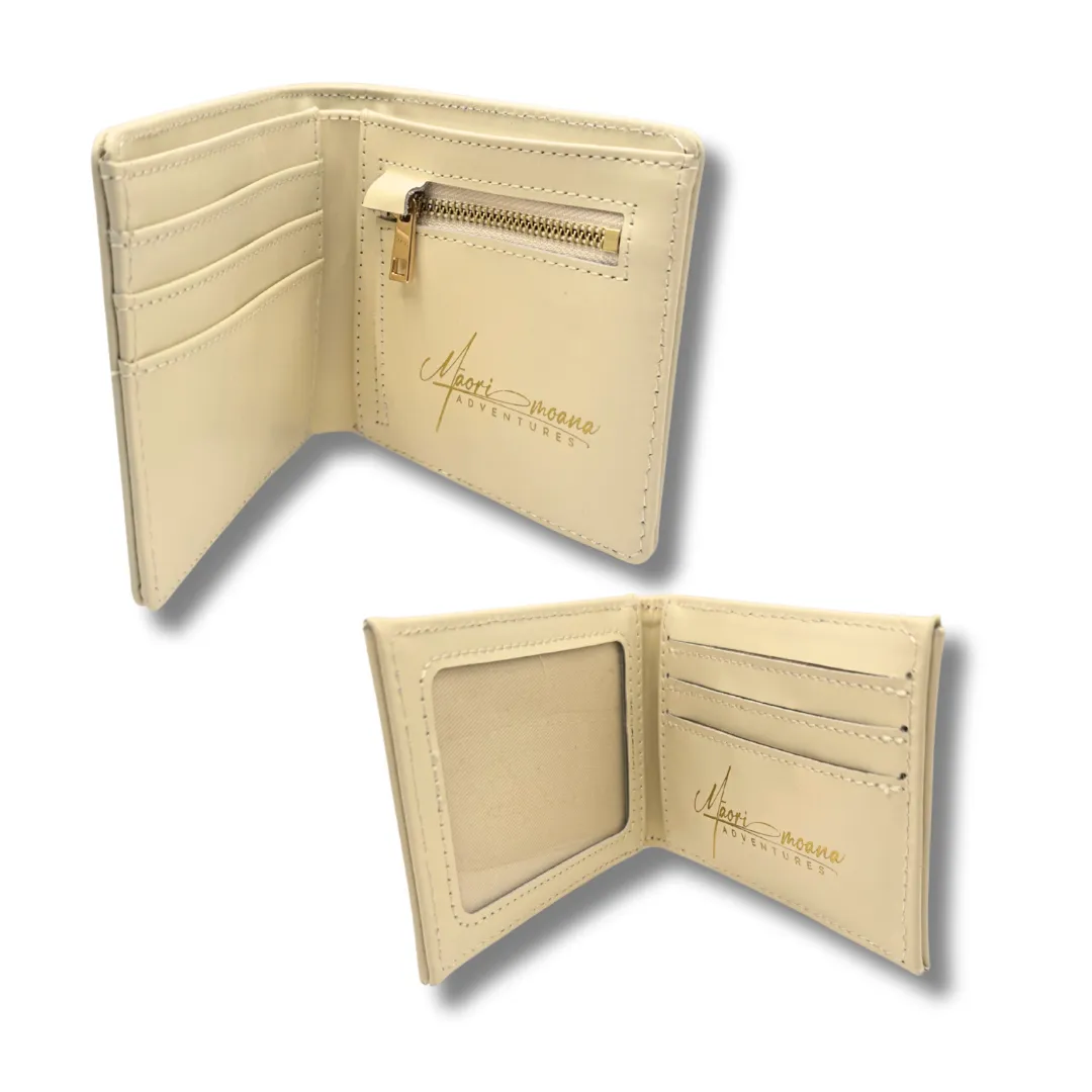 Mana Wallet - Premium Leather (Cream)