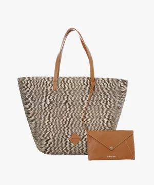 Marcial in Raffia and Leather