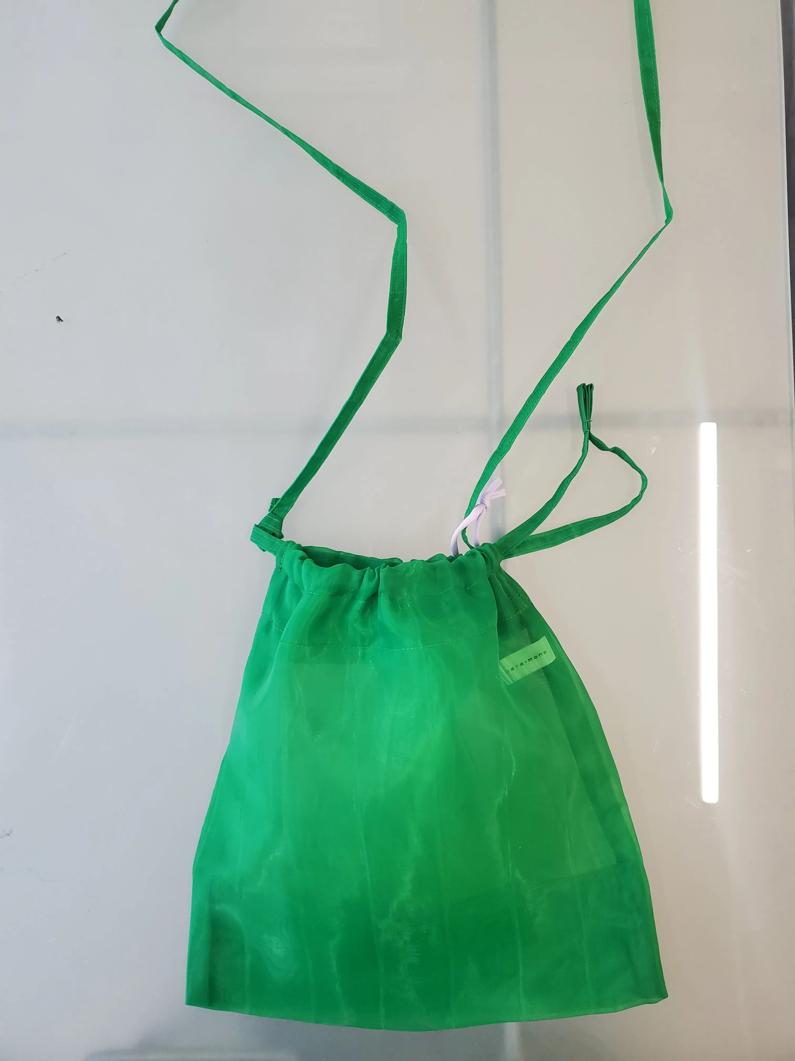 Mate Mono Organza Shoulder Bag - Kelly Green