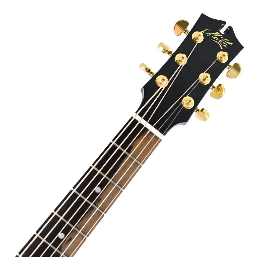 Maton EBG808 Nashville Acoustic Guitar - Satin Black