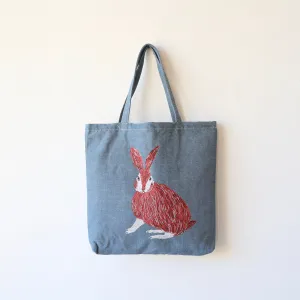 Matsuo Miyaki Large Tote Bag - Rabbit