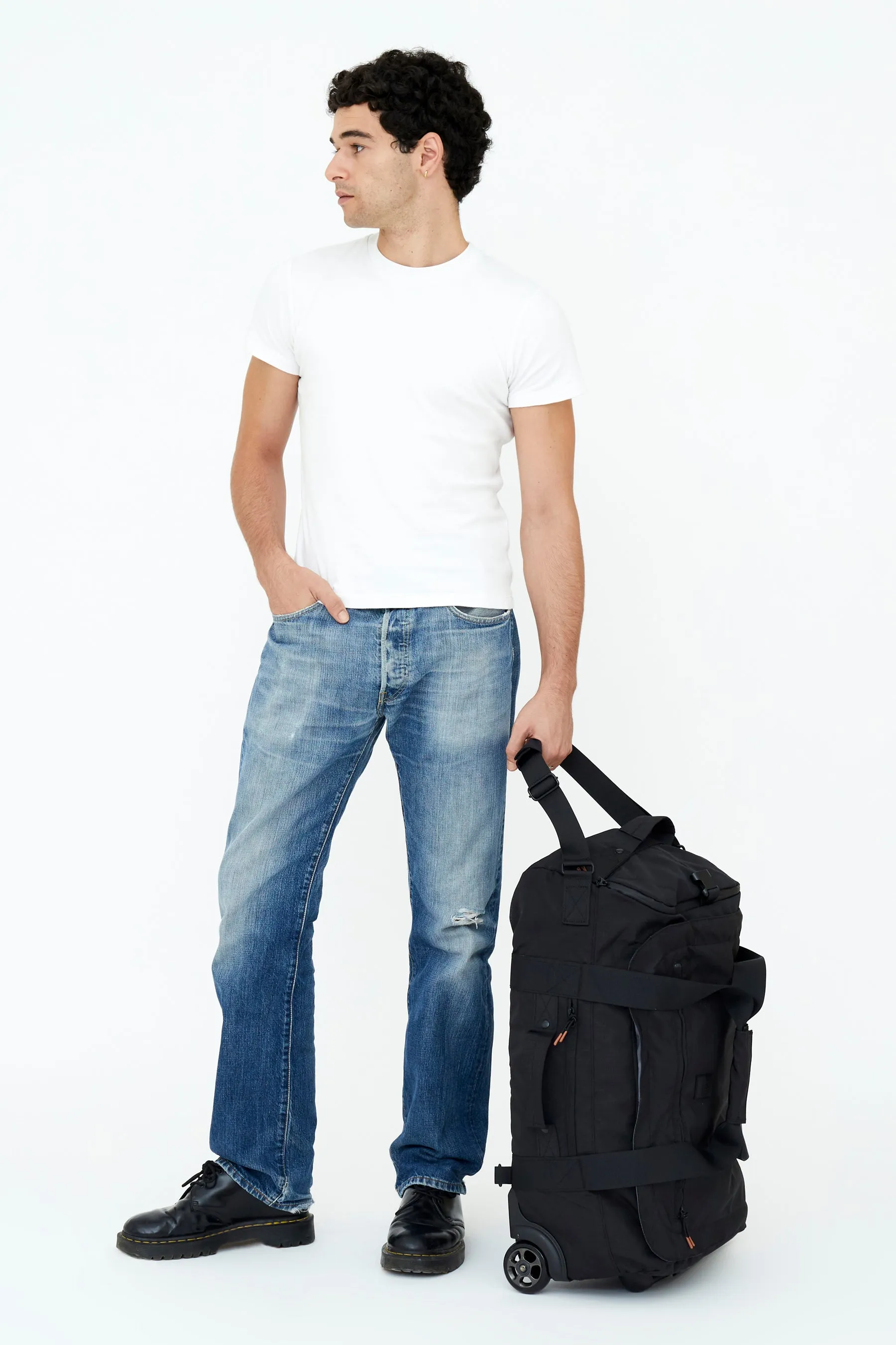 Maverick Foldable Trolley Bag Black Vandra
