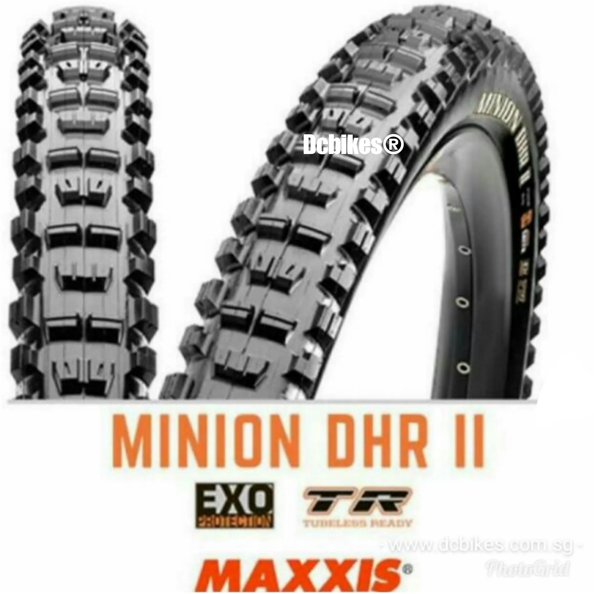 Maxxis 26'' X 2.3 Minion DHR II & DHF Combo Tubeless Ready MTB Tyres (2 Tires)