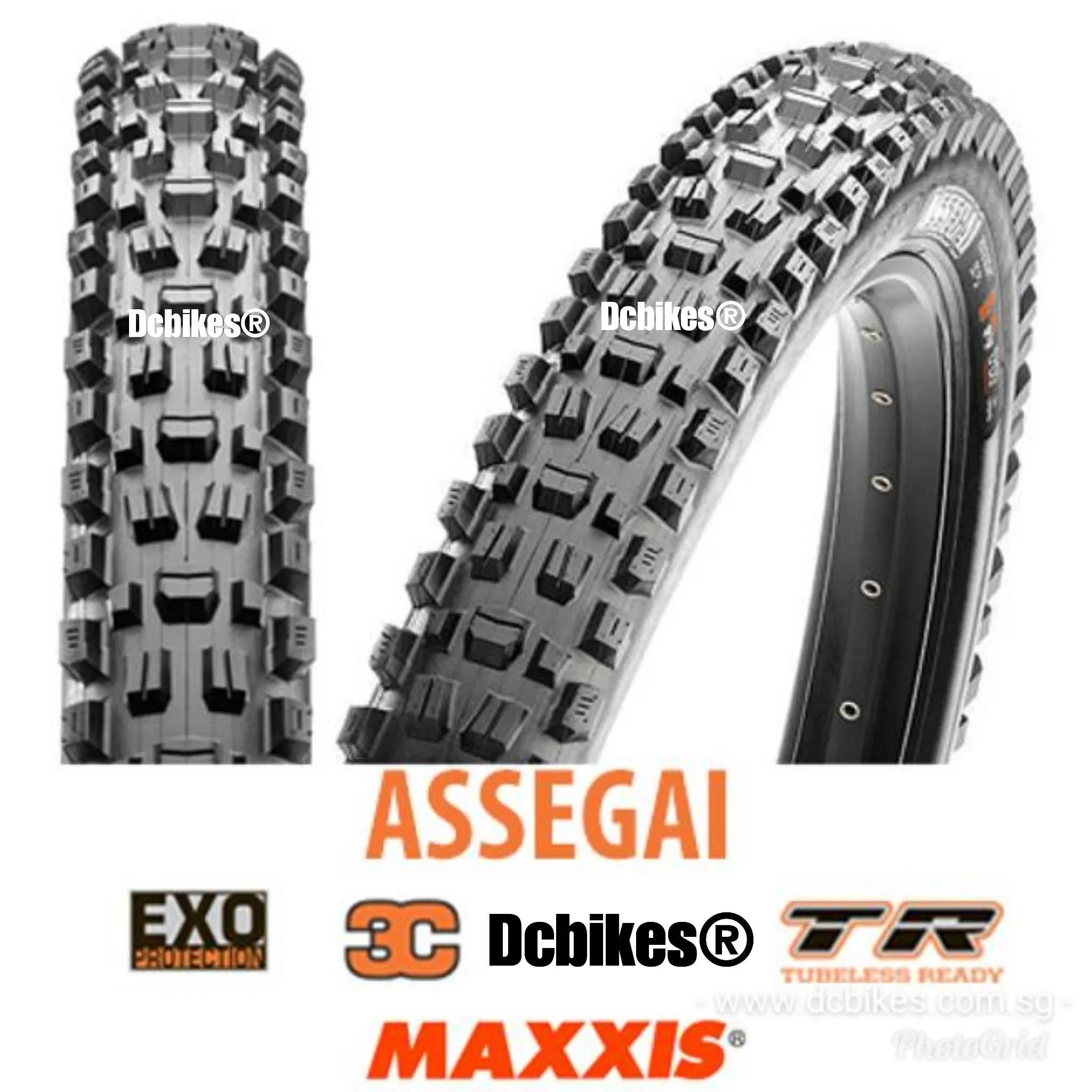 Maxxis Assegai 27.5 | 29 X 2.5 EXO WT Tubeless Ready Folding Tyres (1 Tire)
