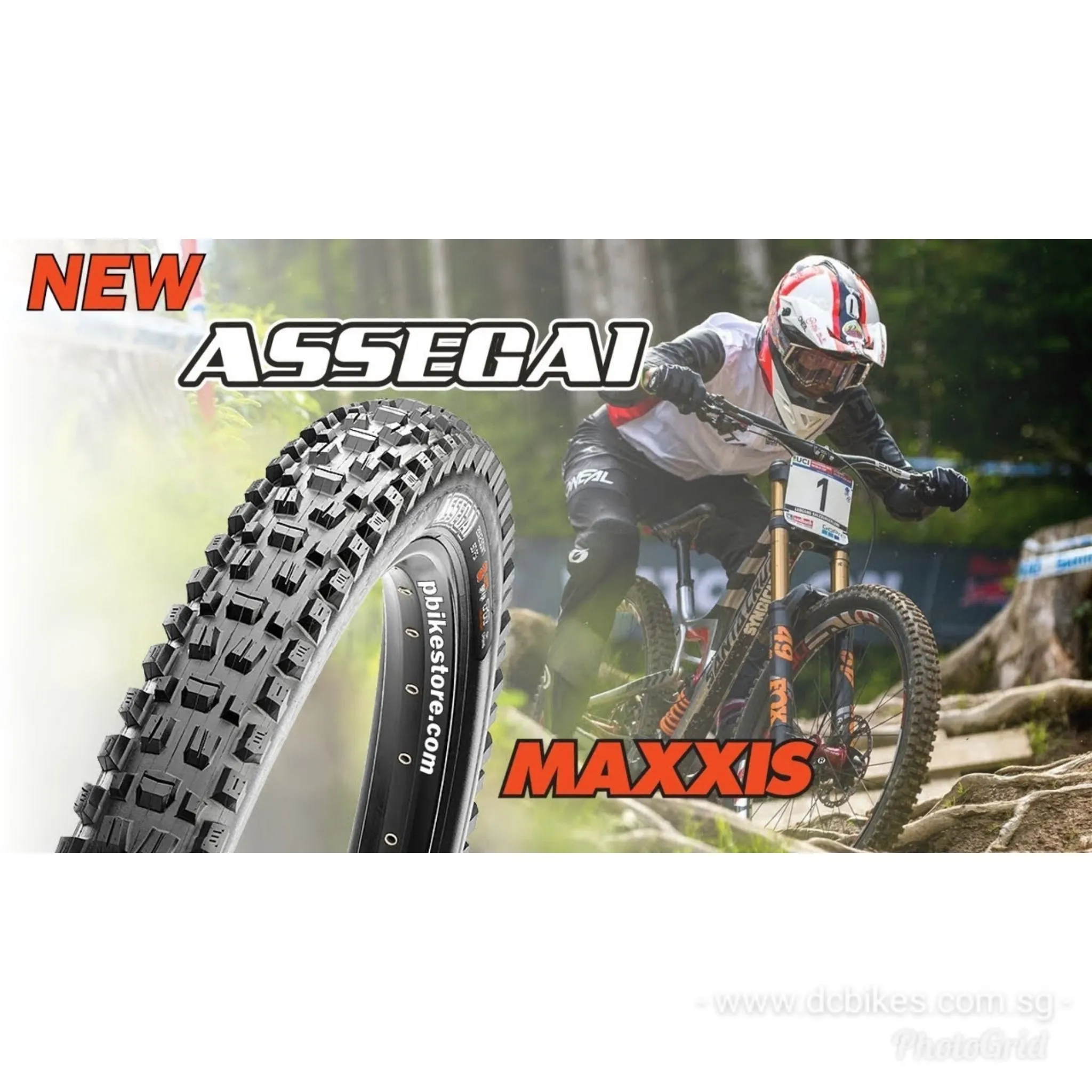 Maxxis Assegai 27.5 | 29 X 2.5 EXO WT Tubeless Ready Folding Tyres (1 Tire)
