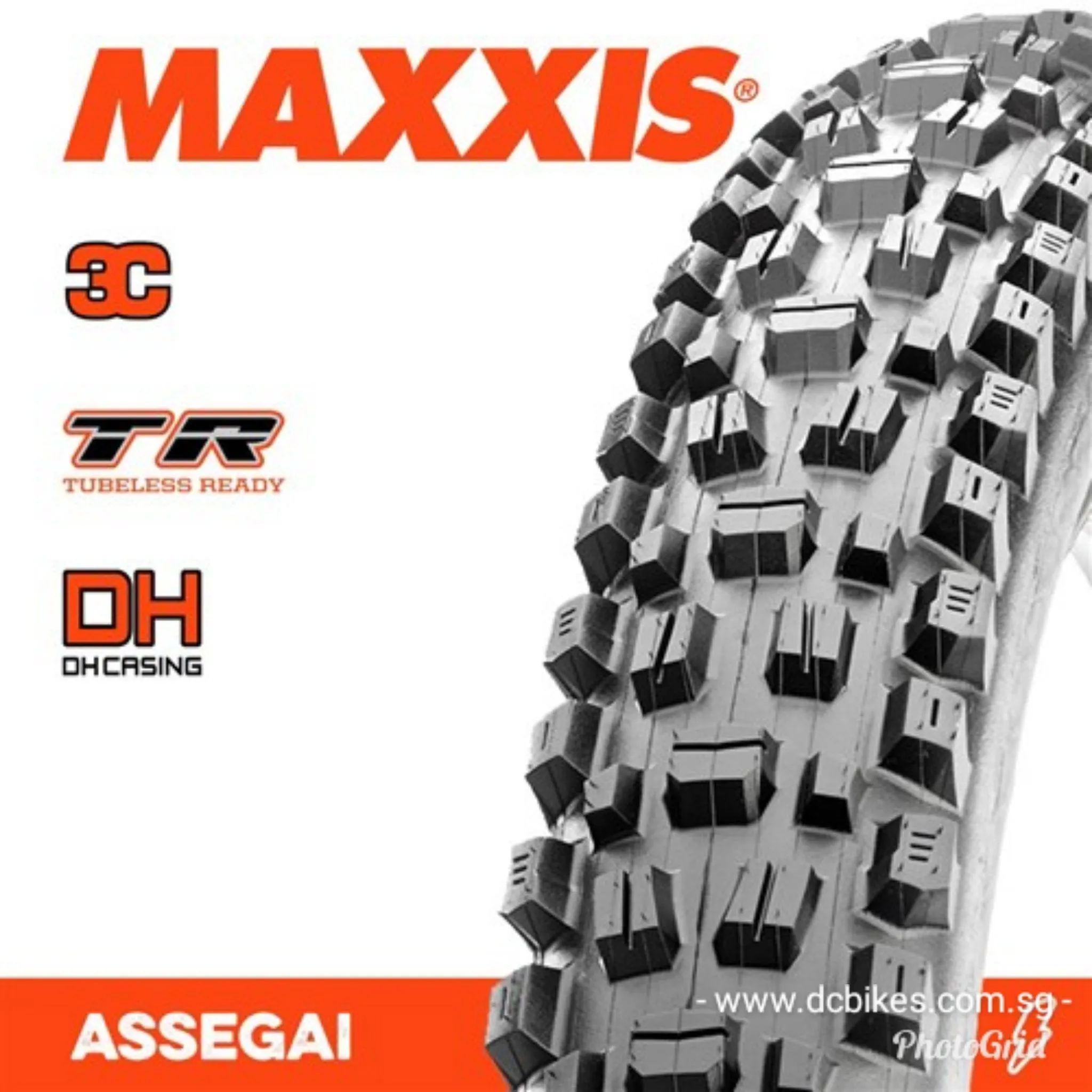 Maxxis Assegai 27.5 | 29 X 2.5 EXO WT Tubeless Ready Folding Tyres (1 Tire)