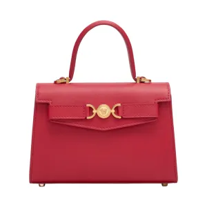 MEDUSA '95 SMALL HANDBAG LIPSTICK RED/GOLD