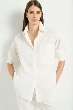 Mela Purdie Relaxed Pocket Shirt in Ivory F65 8101