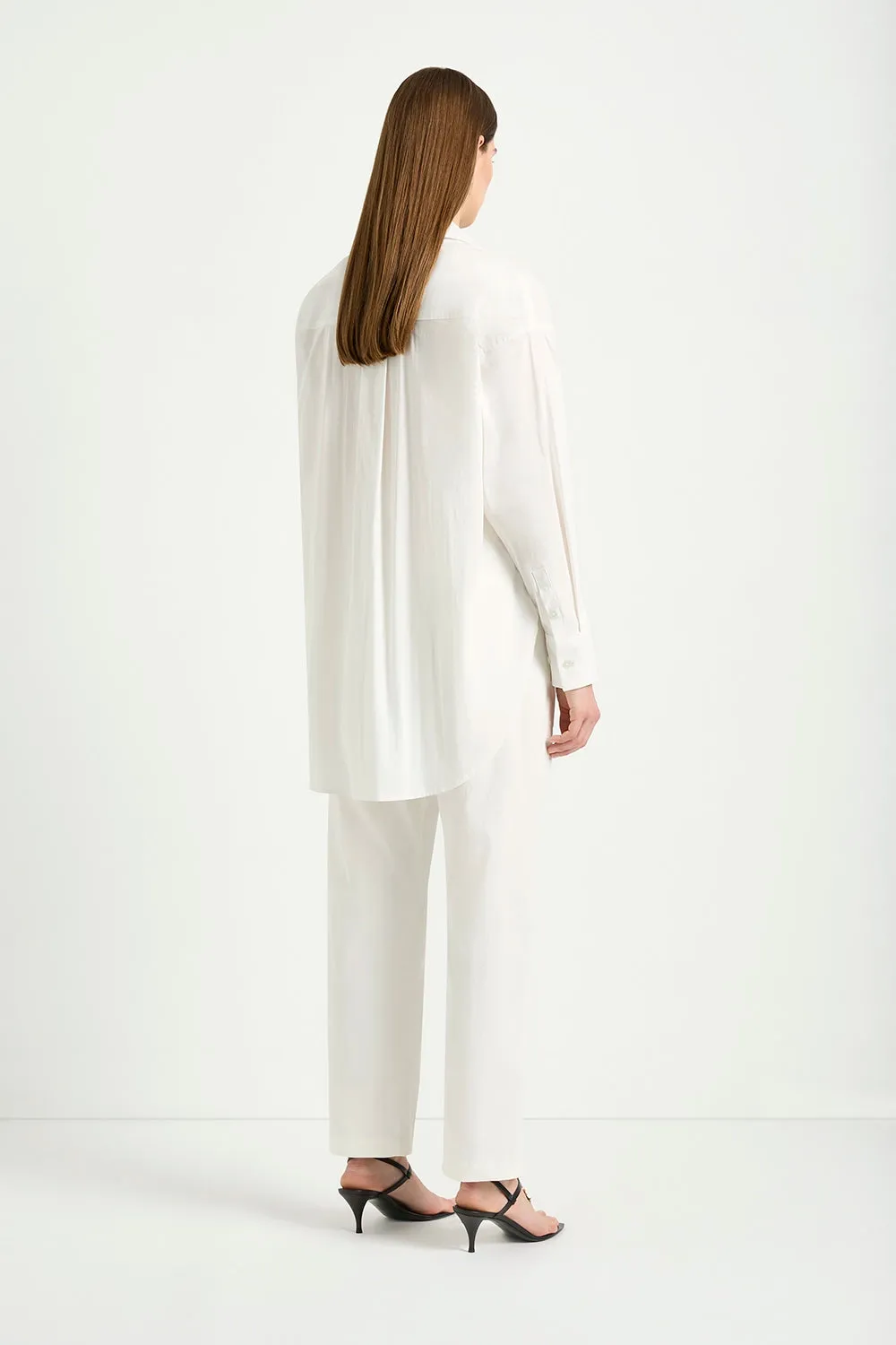 Mela Purdie Relaxed Pocket Shirt in Ivory F65 8101