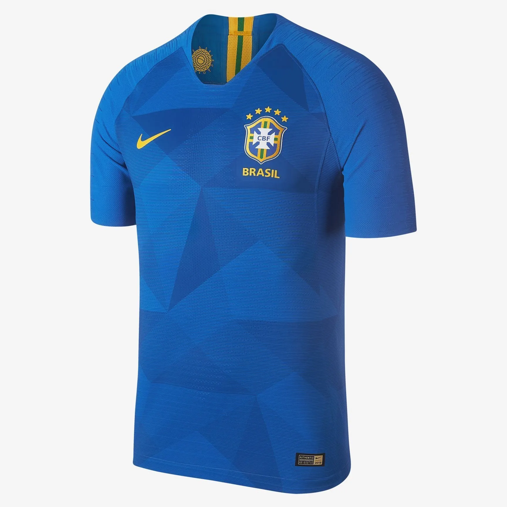 Men #23 Diego Alves Jersey Away Brazil National 2018 FIFA World Cup