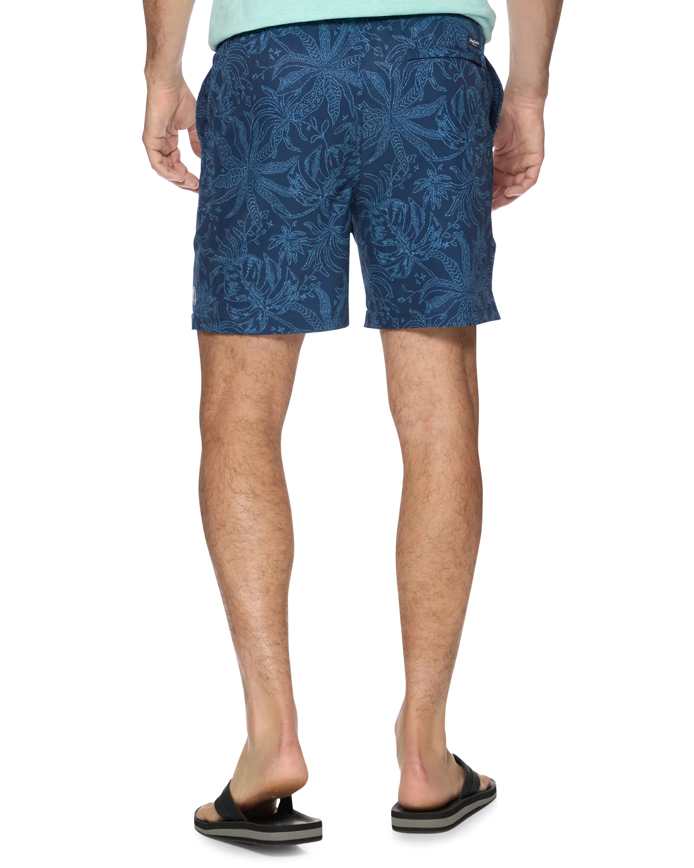 MENLO JUNGLE PRINT SWIM SHORT - 6.5” INSEAM