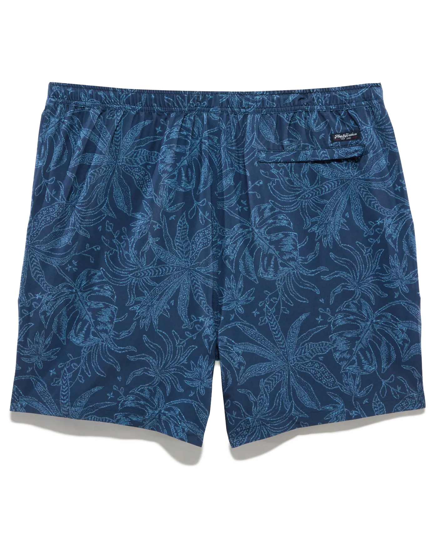 MENLO JUNGLE PRINT SWIM SHORT - 6.5” INSEAM