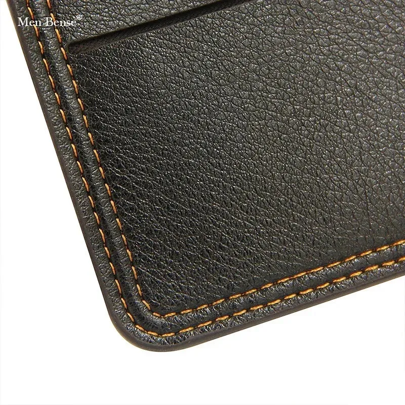 Men's Slim Bifold Faux Leather Wallet