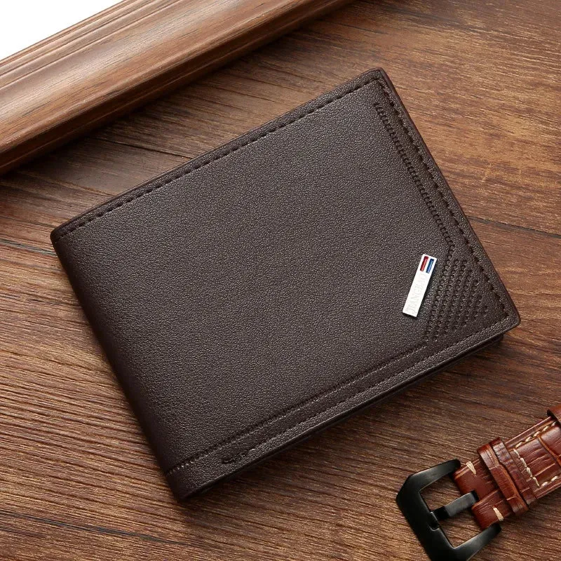 Men’s Slim Foldable Wallet – Coin & Card Holder
