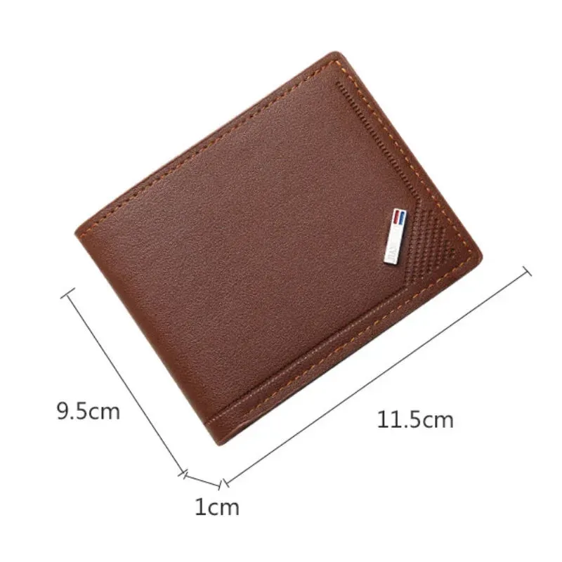 Men’s Slim Foldable Wallet – Coin & Card Holder