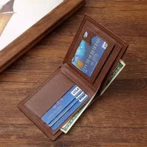 Men’s Slim Foldable Wallet – Coin & Card Holder
