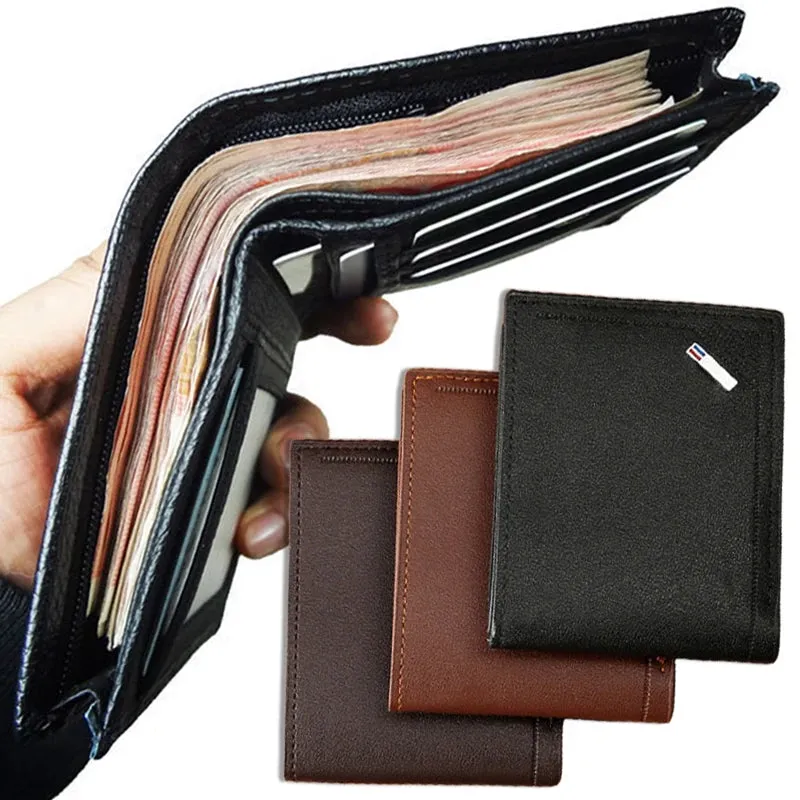 Men’s Slim Foldable Wallet – Coin & Card Holder