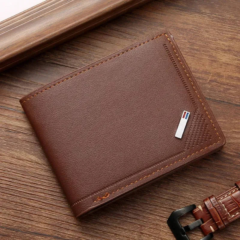 Men’s Slim Foldable Wallet – Coin & Card Holder