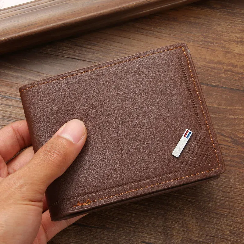 Men’s Slim Foldable Wallet – Coin & Card Holder