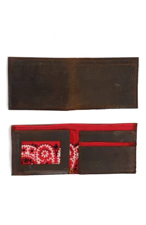 Mens Wallet - Pig Skin Bandanna