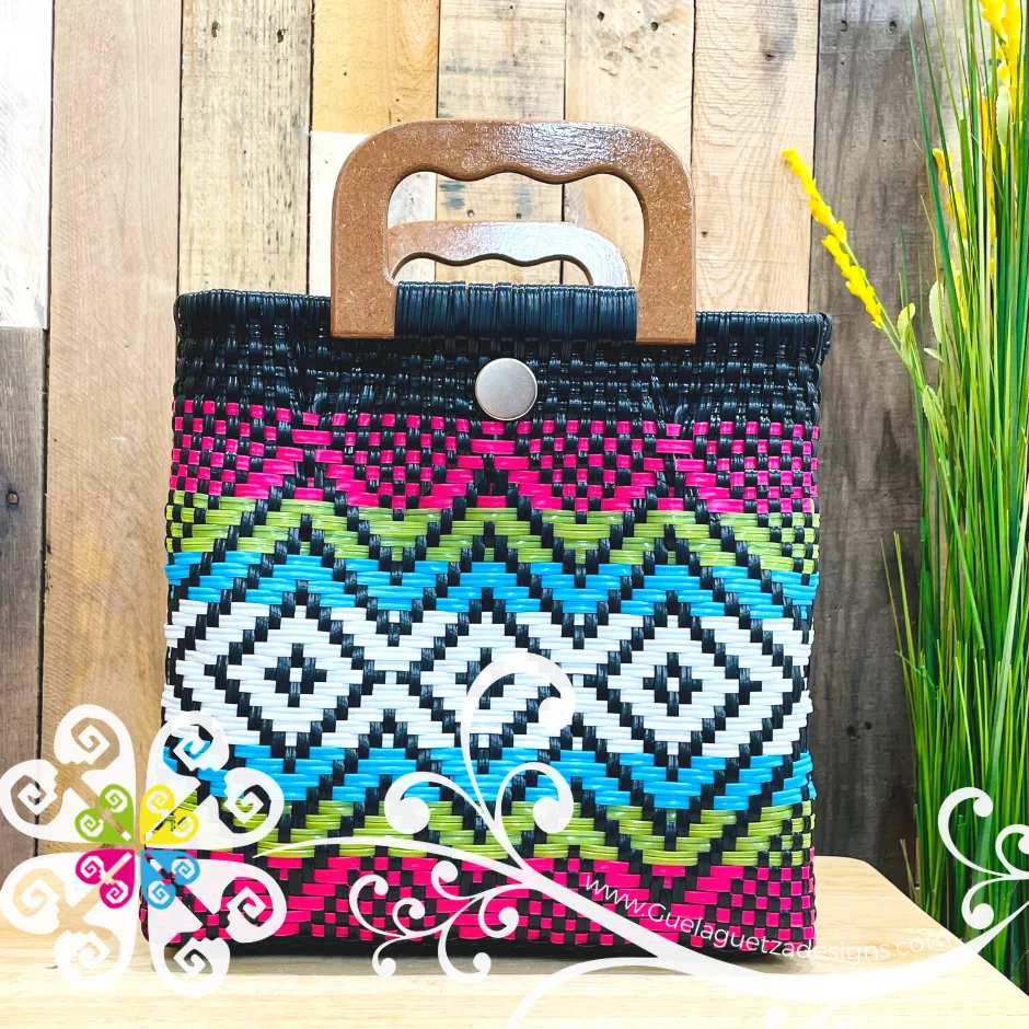 Mexican Tote - Wood Handle