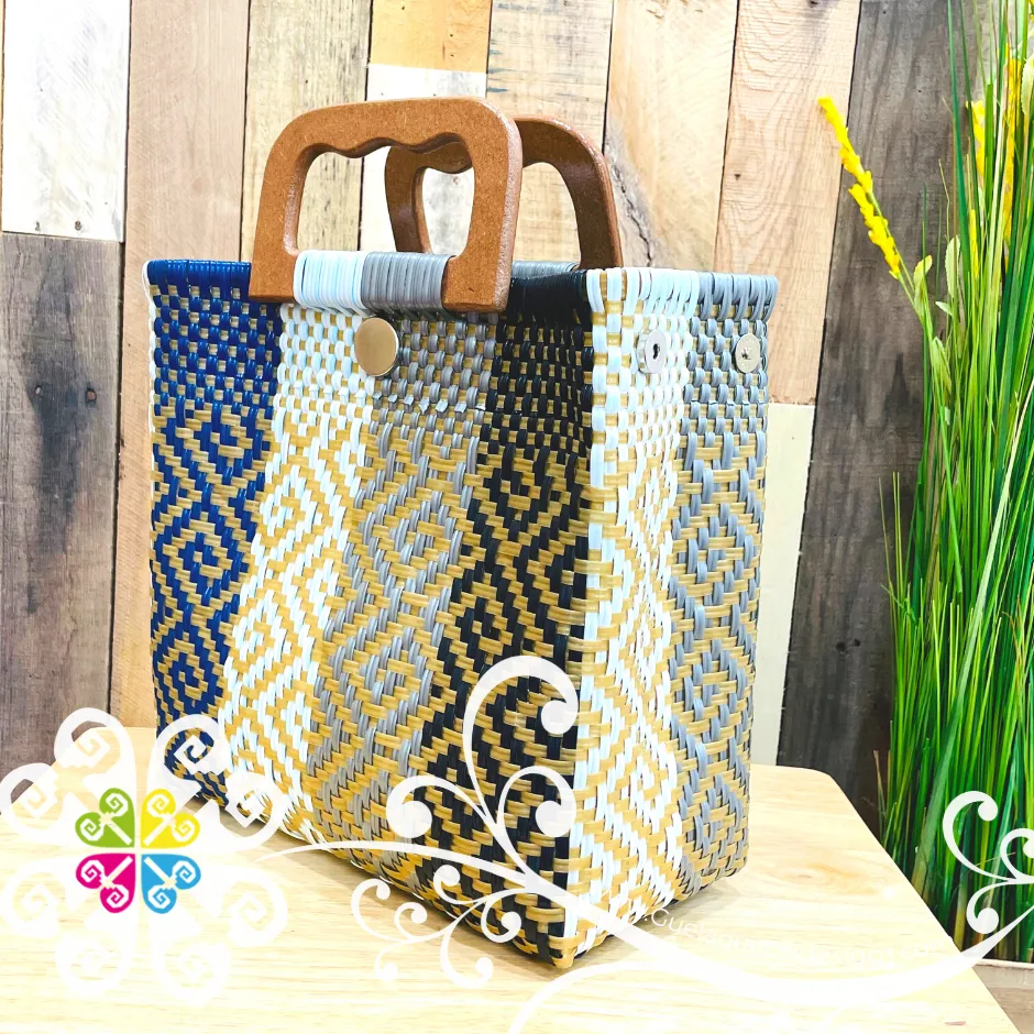 Mexican Tote - Wood Handle