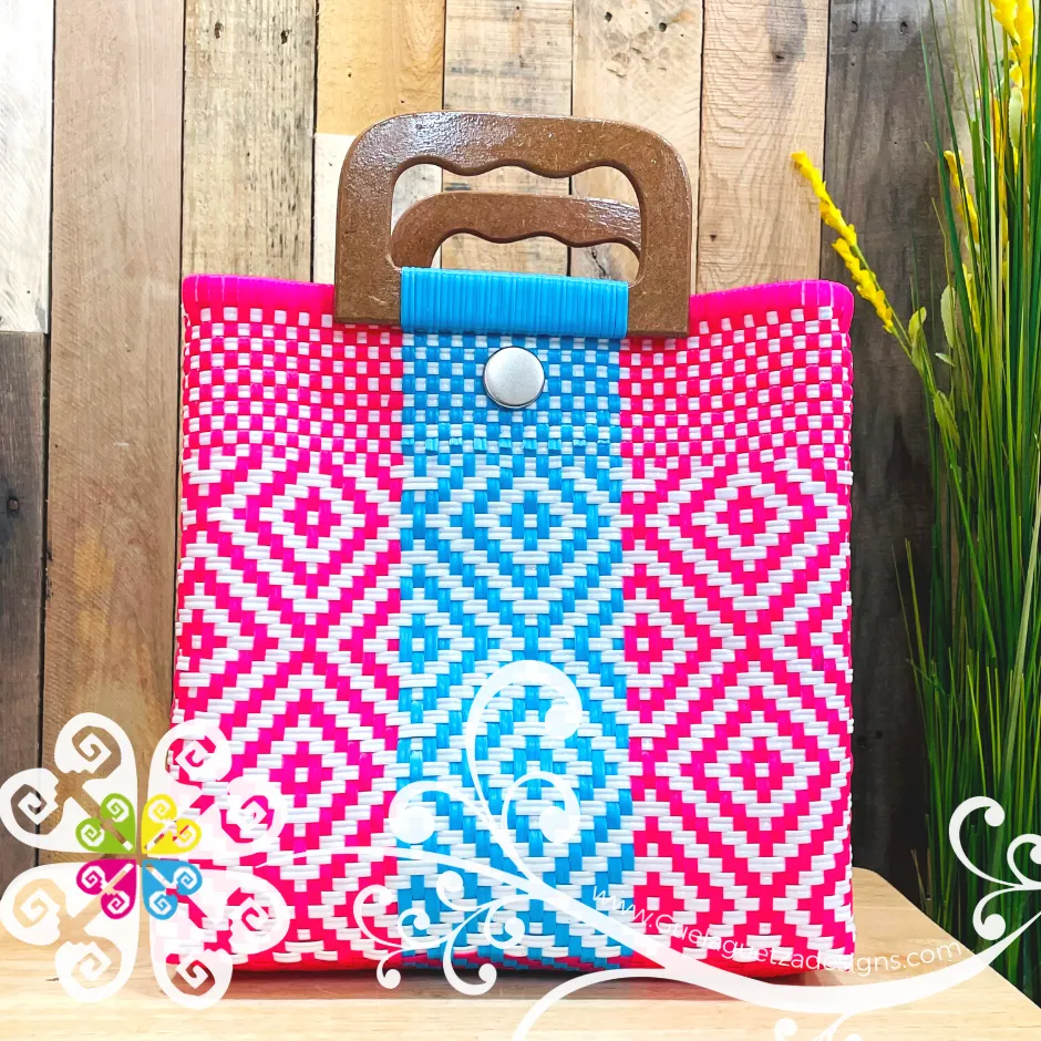 Mexican Tote - Wood Handle