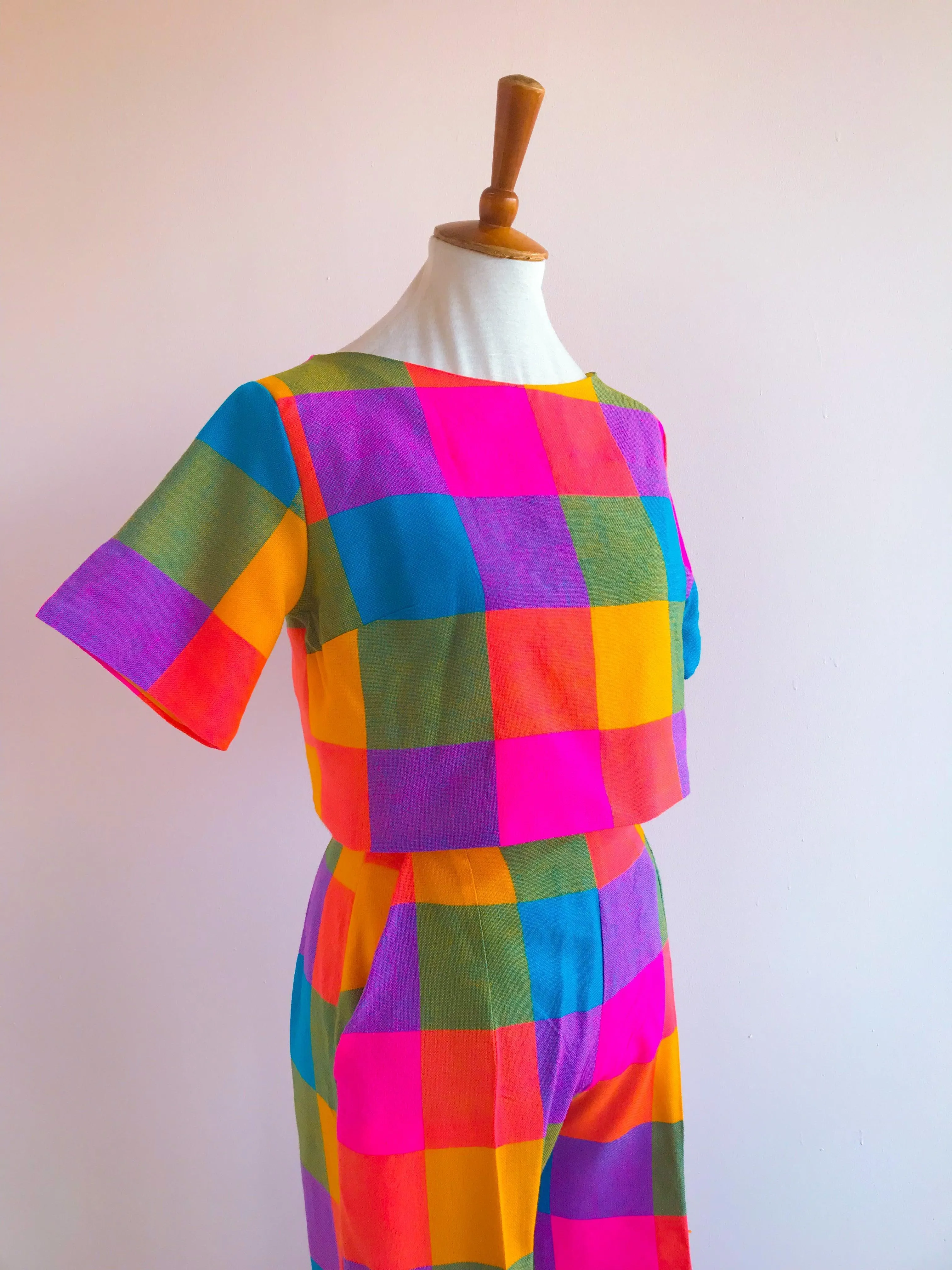 Micaela crop top and pants set