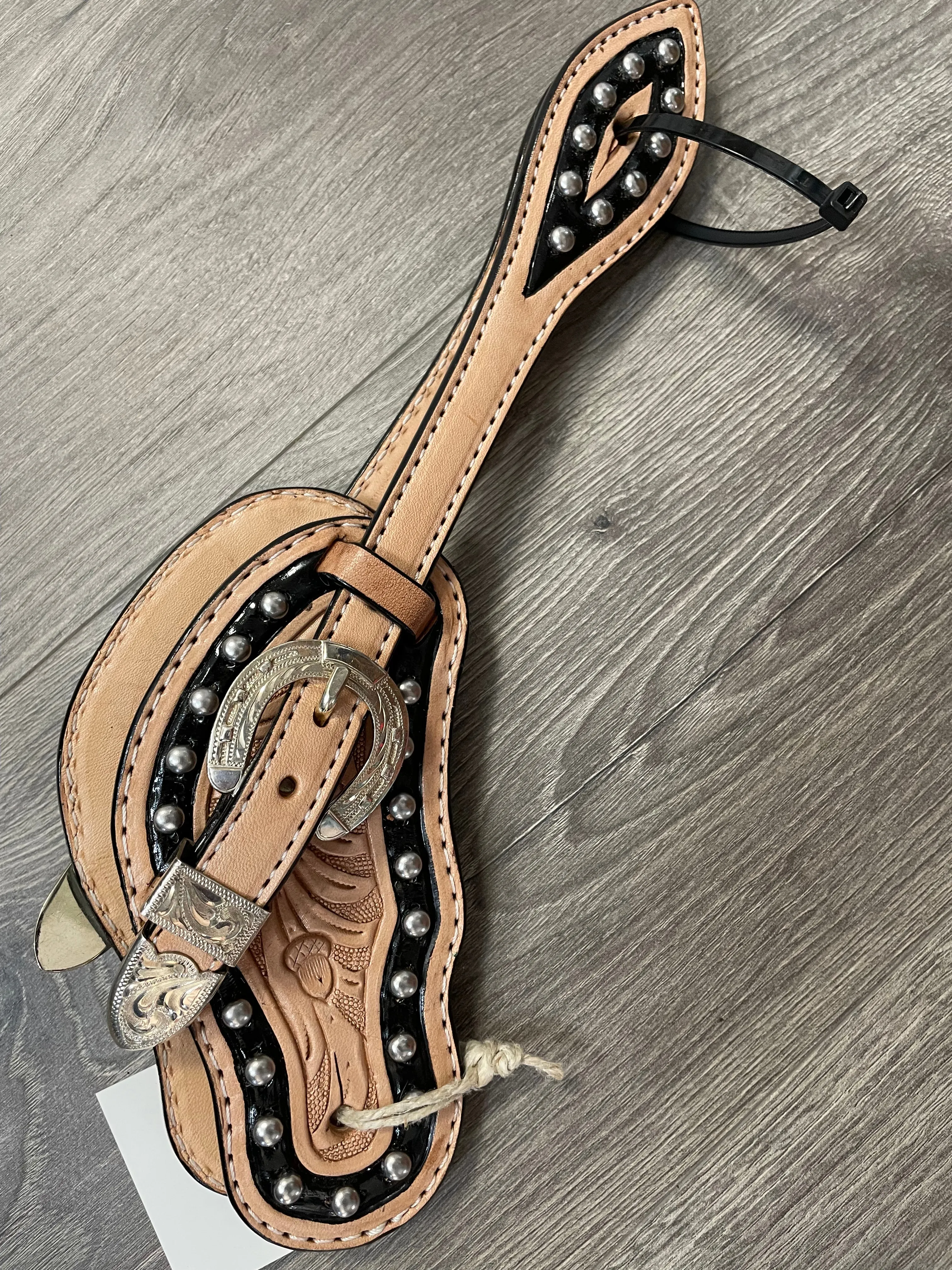 Miguel Aguilar spur straps