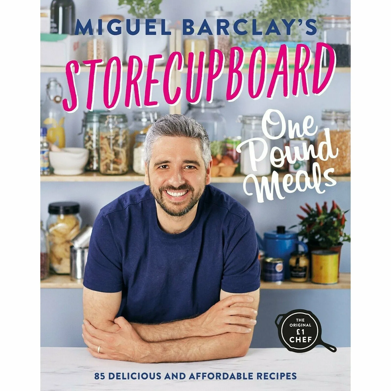 Miguel Barclay 2 Books Collection Set (Meat-Free One Pound Meals,Storecupboard)
