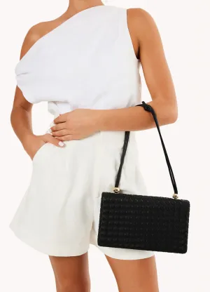 Mina Shoulder Bag (Black)