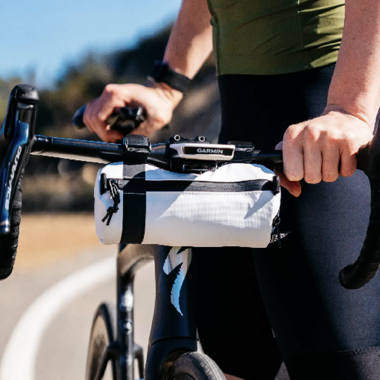 Mini Handlebar Bag White