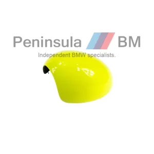 MINI Mirror Cover Left Yellow R56 R55 R57 R58 R59 R60 R61 Genuine 51162157407
