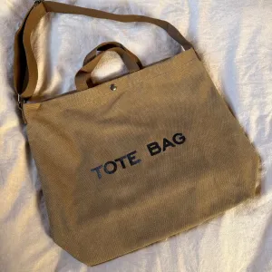 Minimalist Canvas Tote Bag - Brown - LAST ONE