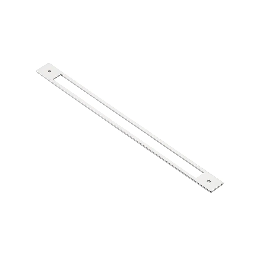 Mod Hex Cabinet Pull Handle - Cabinet Mount - 12" Brass/Polished Chrome